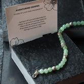 Aventurine Grapes Silver Bracelet